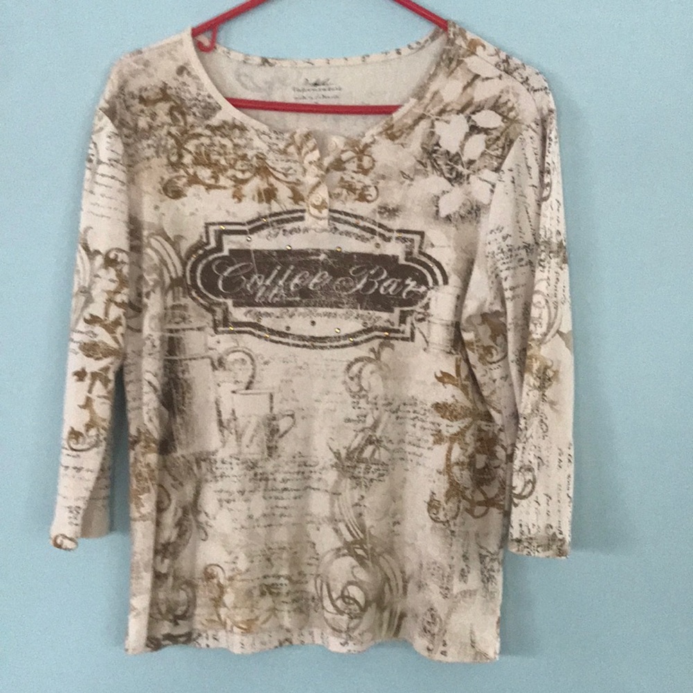 “Cute coffee bar “sparkle top